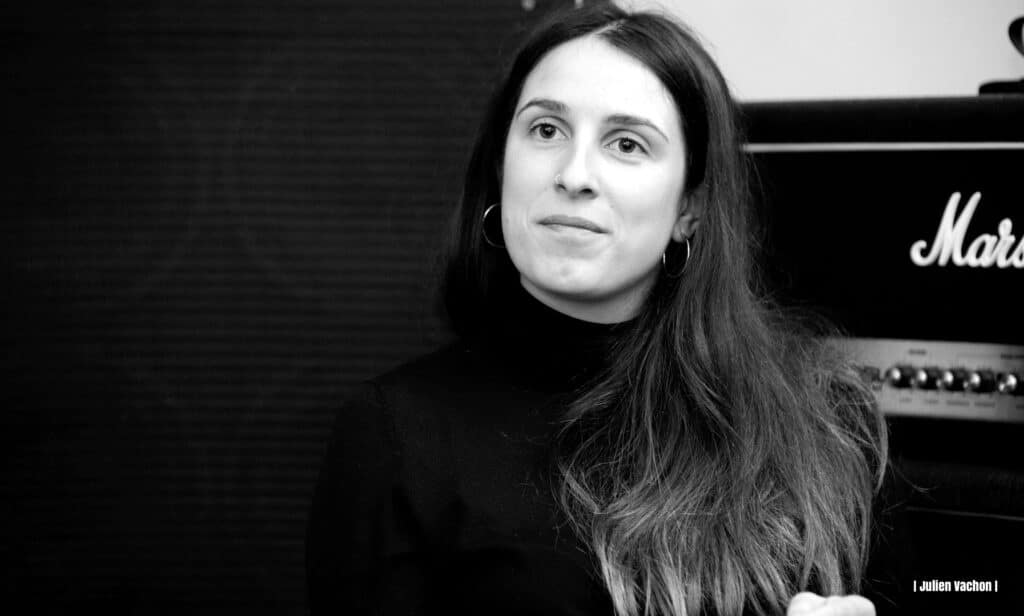 Marine Leca, production et booking, à L’Atelier de Cédric