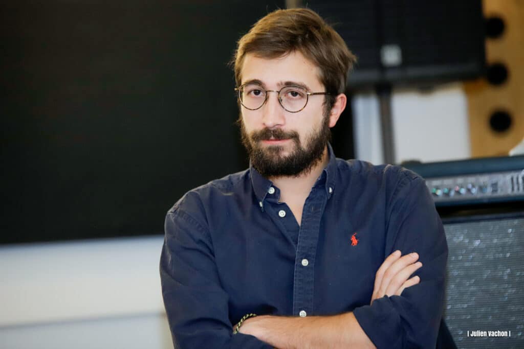 Pierre Delorme, booker, à L’Atelier de Cédric